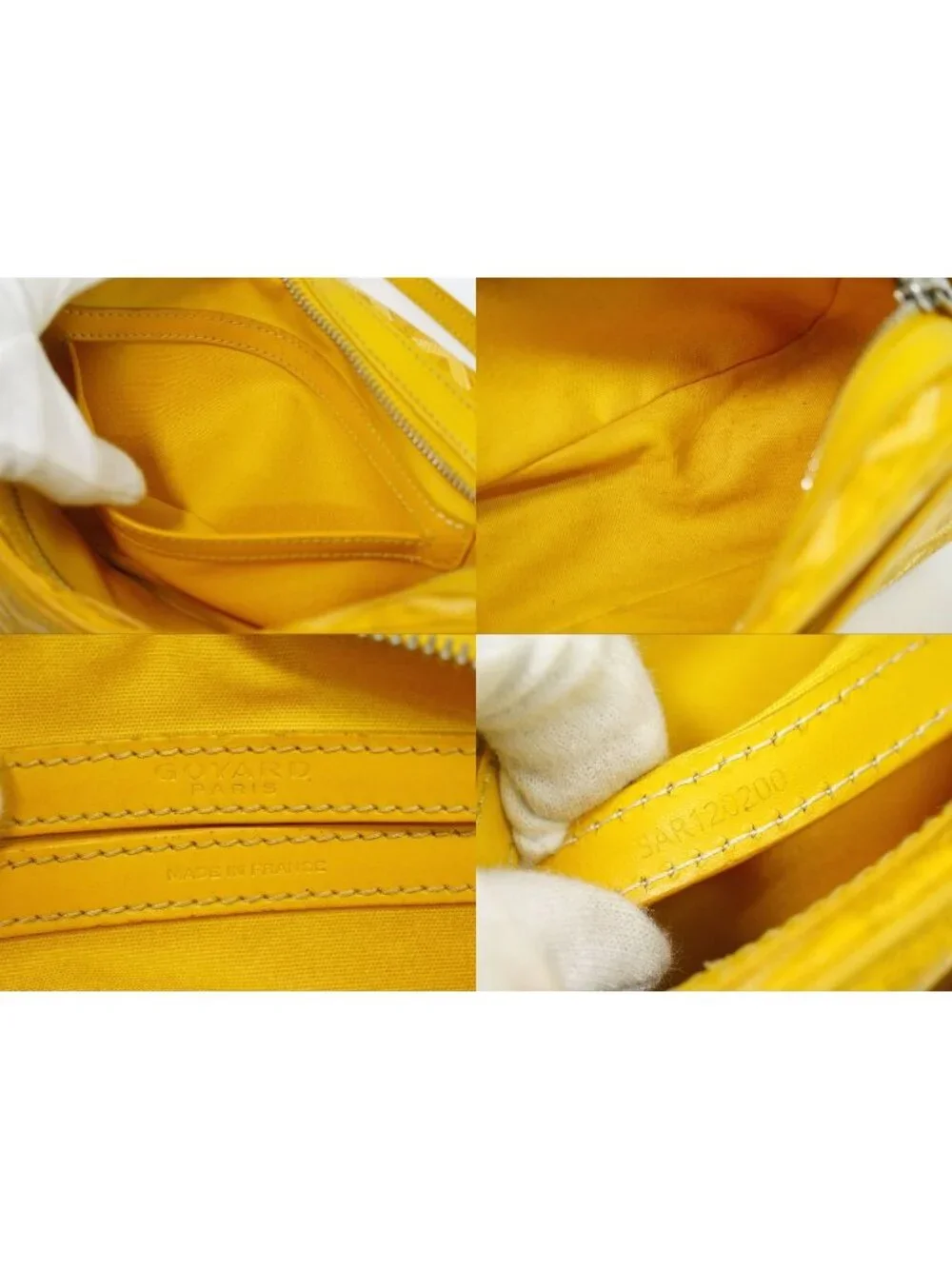 Goyard Cup Vert PM Shoulder Bag Pochette Yellow